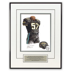 NFL Jacksonville Jaguars 2005 uniform original art – Heritage Sports Art