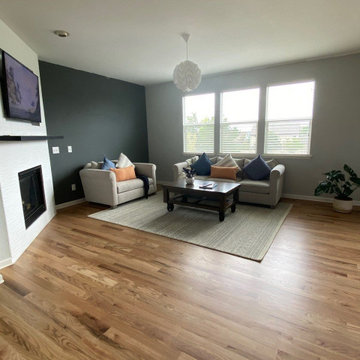 Red Oak Living Room After Photos
