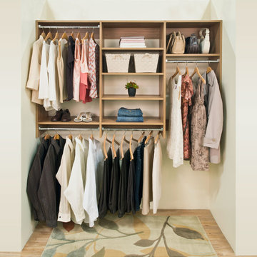 Organized Living Classica Cypress Live Reach-In Custom Closet