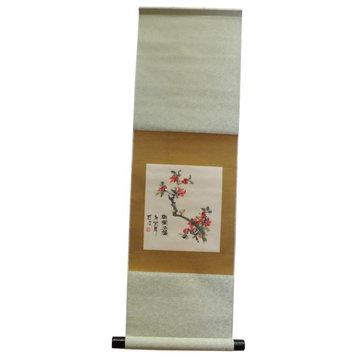 Silk Plum Blossom Scroll, Small