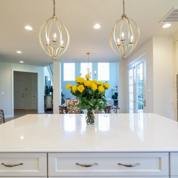 Breathtaking All White Kitchen in Herndon, VA