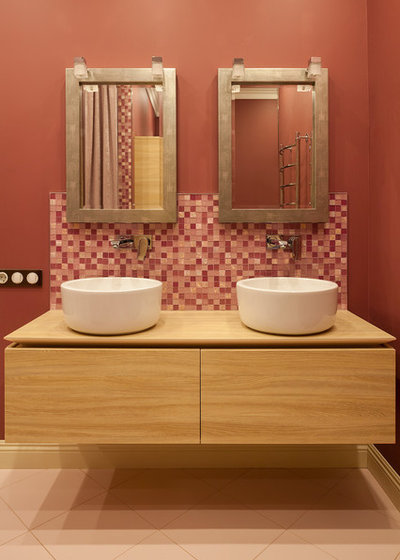 Современный Ванная комната by Flatsdesign / Евгения Матвеенко