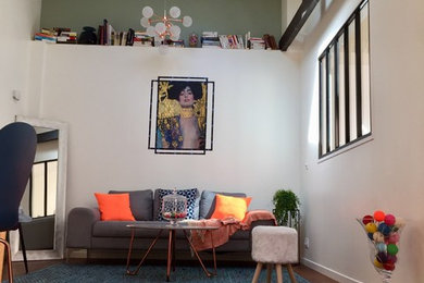 Réalisation d'un salon design.