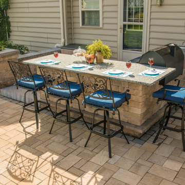 Outdoor Kitchen With Grill