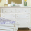 American Woodcrafters Cottage Traditions Double Dresser, Eggshell White