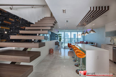 Example of a minimalist home design design in Miami
