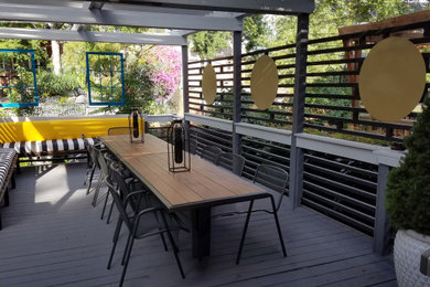 Inspiration for a contemporary deck remodel in Denver