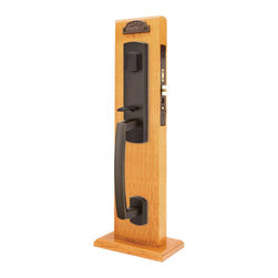 Emtek 3329 Sandcast Bronze Mortise Sonoma Entry Set - Products