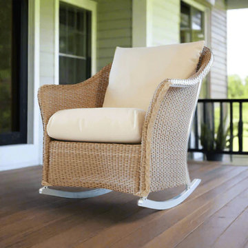 Lloyd Flanders Weekend Retreat Wicker Lounge Rocker