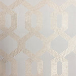 York Wallcoverings - York Wallcoverings Y6221201 Modern Classic Pattern Viva Lounge Wallpaper Beige - Mid Century design is firmly entrenched as the benchmark of sophisticated design These beautifully embossed patterns create raised surfaces in monochromatic metallic and pearlescent finishes optimizes glamour.