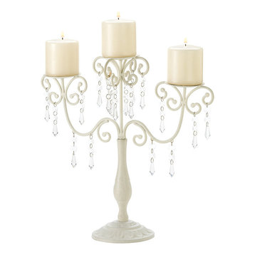 Ivory Elegance Candelabra