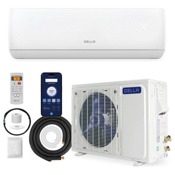 Mini Split Air Conditioner & Heater Inverter System-JA Series, White, 12,000 Btu - 230v / 17seer - Wifi