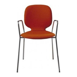 ALIS Stacking Arm Chair Upholstered - Dining Chairs