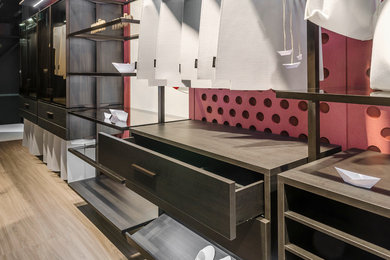 This is an example of a large contemporary storage and wardrobe in Moscow.