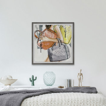 "The Perfect Handbags" Framed Painting Print