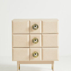 Huxley Shagreen Nightstand - Nightstands And Bedside Tables