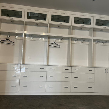 Pool House Bathroom Lockers