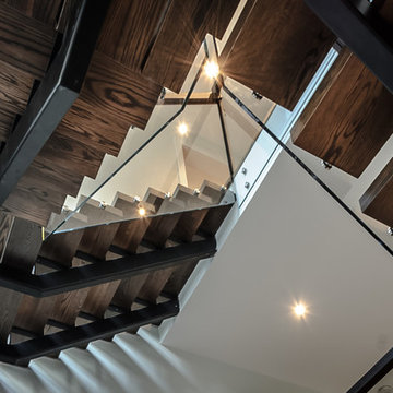 Staircase in a residential Toronto home