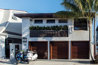 Home design - contemporary home design idea in Orange County