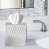 Resin Bath Accessory Set for Vanity Countertops 8 Piece Luxury Ensemble, White