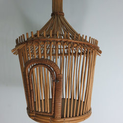 Jaula circular de mimbre - Decorative Objects And Figurines