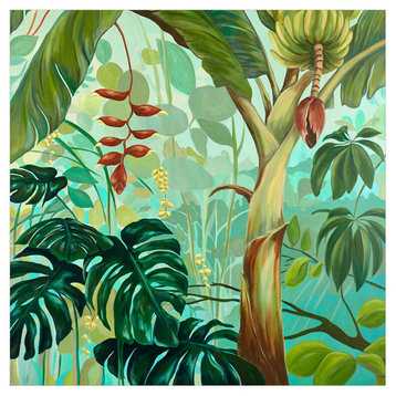 "Tropical Utopia" Canvas Wall Art by Karin Grow