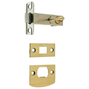 2-3/8" Backset, Tubular Latch - Privacy, Polished Brass
