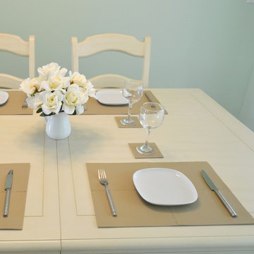 High End Leather Placemats and Coasters