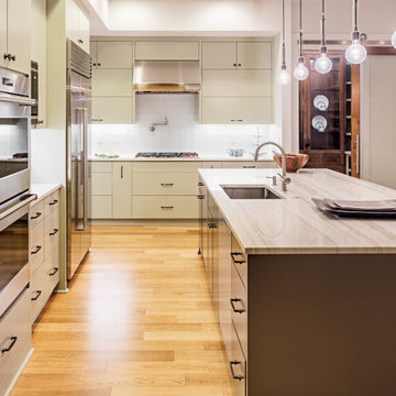 Kitchen in New Luxury Home Remodel in Redmond