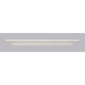 Pearl Mantels 618-72 Crestwood Mantel Shelf, 72-Inch, White, Pack of 2