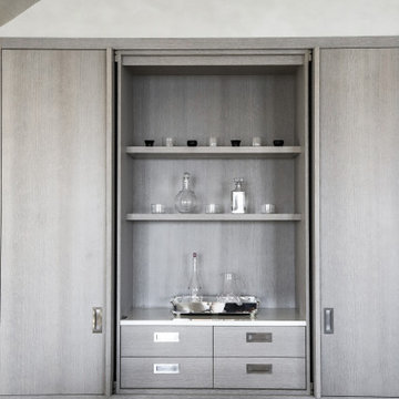 Modern Nantucket Nautical: Home Bar
