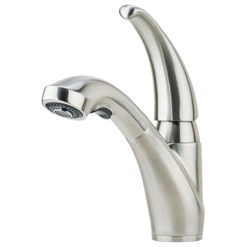 Miseno MK036 PureSteel 1.8 GPM Pull-Out Kitchen Faucet - Brushed Stainless