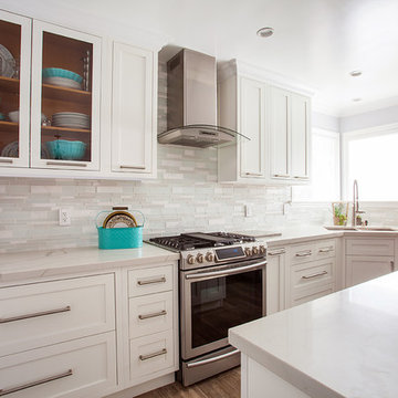 Kitchen & fireplace in Reseda
