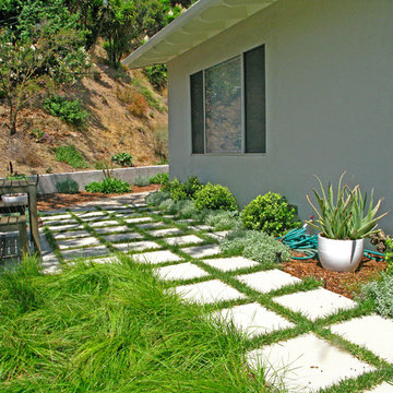 Upper Beachwood Canyon Courtyard