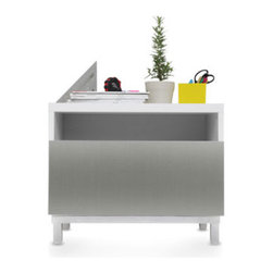 Besta Vara Brushed Aluminum - Furniture