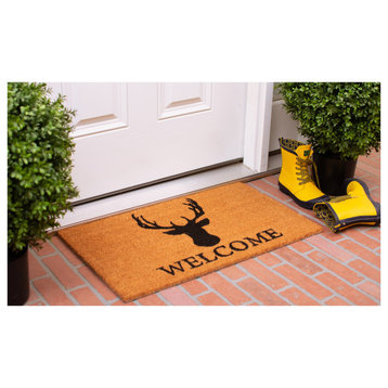 Deer Welcome Doormat, 36"x72"