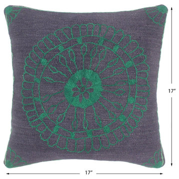 Bohemian Dunbar Kilim Suzani Handmade Pillow