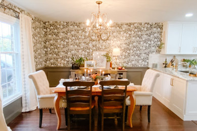 Dining room - transitional dining room idea in Philadelphia