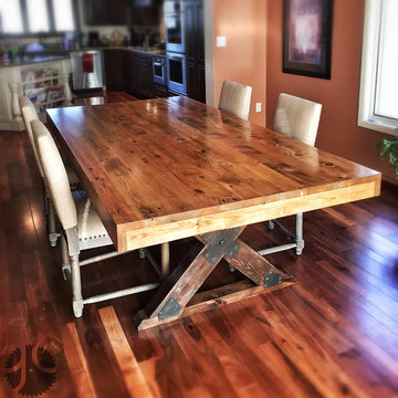 Rustic Reclaimed Wood Dining Table