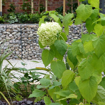 A long narrow garden