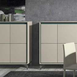 Neck Tall Sideboard, Presotto Italy - Buffets And Sideboards