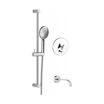 Spring Pressure Balance Tub and Handheld Shower Set, Brushed Nickel