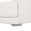 Laguna 166" Modular Feather-Cushion Sectional Sofa, Wheat Cream Beige Polyester Tweed, Right-Arm Facing