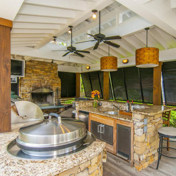 Outdoor Kitchen Installations with Evo Circular Cooktop