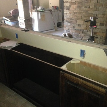 Gorgeous Bar w/ Brick and Granite Top!