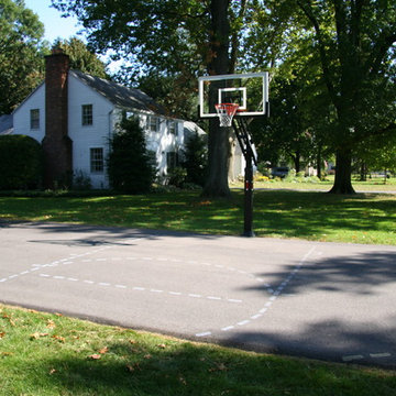 Tim H's Pro Dunk Gold Basketball System on a 46x20 in Rochester, NY