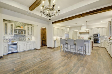 Inspiration for a timeless dining room remodel in Austin