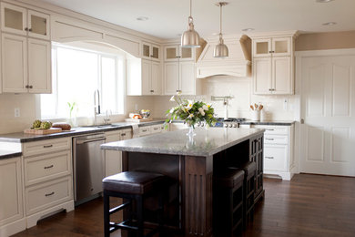 Kitchen - transitional kitchen idea in Vancouver