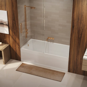 Americh TO6030ADABL-WH Turo 6030 ADA Left Hand - Builder Series - Bath Tub - Whi