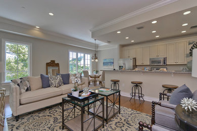 Living room - traditional living room idea in Tampa